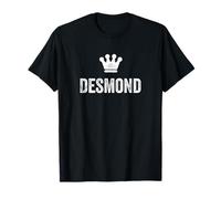 Desmond el rey / Corona y nombre para hombres llamados Desmond Camiseta