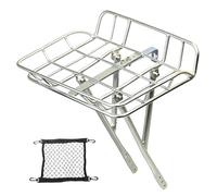 Desmontable para Portabicicletas: Cestas Metálicas De Montaje Frontal De Liberación Rápida De Gran Capacidad, Portabicicletas De Carretera Y Montaña, Duradera para Bicicletas | Desplazamie