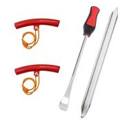 Desmontadores de Neumático Kits, Palancas de Neumático, Palancas para Desmontar Neumaticos, Cuchara de Neumáticos, con Protector de Llanta, Protectores de Llanta para Montaje de NeumáTicos, 3 Piezas