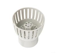Desnatador de drenaje ajustable para estanque Koi para una fácil recogida de hojas y una gestión eficaz del agua (90 mm)
