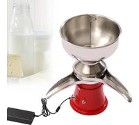 Desnatadora eléctrica de Acero Inoxidable con Capacidad de 50 l/h. Centrífuga Multifuncional para Mantequilla. Recipiente de Leche de Acero Inoxidable 304 Apto para Uso alimentario. 5L