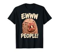 Desnudo Mull Odio a la Gente Igitt Bahhh Personas Gran Consejo Camiseta