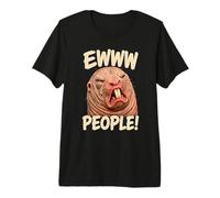 Desnudo Mull Odio a la Gente Igitt Bahhh Personas Gran Consejo Camiseta Premium