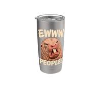Desnudo Mull Odio a la gente Igitt Bahhh Personas Gran Consejo Vaso térmico de acero inoxidable de doble pared