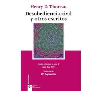Desobediencia Civil Y Otros Escritos (4ª Ed.)