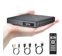 Desobry DVD Player Con Entradas USB/TF, Incluye Cable HDMI/RCA Gratuito, Corrección De Errores y Reducción Del Ruido