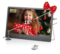 Desobry Portable TV, 18" Mini LCD TV con sintonizador DVB/T2