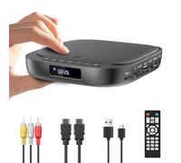 Desobry Reproductor DVD, HD 1080P - Lector DVD para TV con HDMI/RCA Cable, USB/TF Card Input, Todas Las Regiones Libres