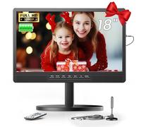 Desobry TV portátil de 18″ con Antena, Mini TV LCD con sintonizador DVB/T2