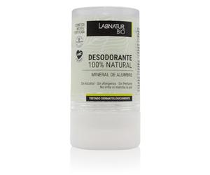 Desodorante Alumbre Stick 120 g - 100% Natural y Certificado - Labnatur Bio | Con Mineral de Alumbre 100% Natural - Transpiración y Elimina el Mal Olor - Certificado Natural, Ecológico y Vegano