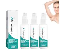 Desodorante antitranspirante en aerosol contra la sudoración intensa, spray antitranspirante, antisudor para hiperhidrosis con protección a largo plazo, para hombres y mujeres (3)