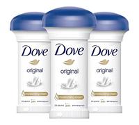 Desodorante antitranspirante en crema Dove Original, 50 ml, paquete de 3 unidades