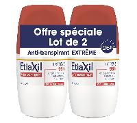 Desodorante antitranspirante para axilas Etiaxil Extreme 96 h Roll-on 2 x 50 ml
