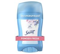 Desodorante antitranspirante Secret en polvo s lido invisible con aroma fresco, 1.6 oz
