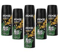 Desodorante Axe Wild 6 x 150 ml Desodorante en spray corporal sin aluminio