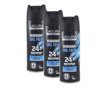 Desodorante Body Spray Cool Fresh (3 x 200 ml) | Pack de 3 desodorantes en spray para hombres | Protección 24 horas, fórmula antimanchas blancas, desodorante vegano sin microplásticos
