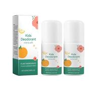 Desodorante corporal infantil, desodorante en roll-on para niños, 50 ml, desodorante natural, protección de la piel, para sensible, fresco y agradable aroma natural