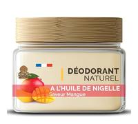Desodorante de aceite natural Nigella - Aroma Mango - Bálsamo deo sin sal de aluminio - Duración 2-3 meses - 50 ml