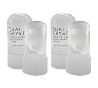 Desodorante de cristal tailands por cultivo de versve alum de piedra Rollo de desodorante de cristal en cristal Mineral desodorante Stick todo desod