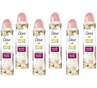 Desodorante Dove Advanced Care Winter Care, jazmín y polvo, antitranspirante, 72 horas, protección suave para axilas, 0% alcohol, con tecnología de hidratación de la piel, 6 unidades