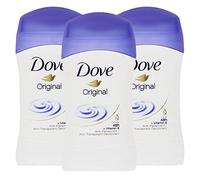 Desodorante Dove Original Anti-Transpirante, 3 barras de 30 ml | Con crema hidratante, aroma suave