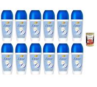 Desodorante Dove Roll On Advanced Care Talk, desodorante antitranspirante, fórmula suave con triple acción hidratante, protección hasta 48 horas, 12 unidades de 50 ml + Polpa italiana Gourmet 400 g