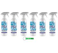 Desodorante Due Profumatore Bifase Ambiente Turchese, 6 ambientadores perfumados en aerosol, 500 ml + llavero Beni Culinari gratis