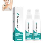 Desodorante en aerosol antitranspirante contra la sudoración intensa, desodorante antisudor para hiperhidrosis con protección a largo plazo, spray corporal eficaz para cabeza, manos y pies