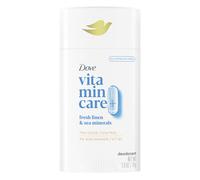 Desodorante en barra Dove VitaminCare+ Fresh Linen & Sea Mineral sin aluminio, 2.6 oz