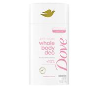 Desodorante en barra Dove Whole Body Deo sin aluminio, antirozaduras, frambuesa y rosa, 72 h de control del olor, 77 ml