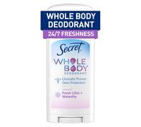 Desodorante en barra Secret para todo el cuerpo para mujer, aroma a lila y nen far, sin aluminio, 72 horas de protecci n contra el mal olor, 2.4