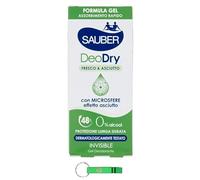 Desodorante en gel limpio, 12 unidades, fresco y seco, 25 ml, incluye llavero Beni Culinari