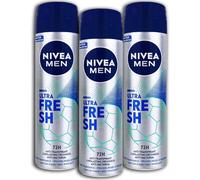 Desodorante en spray Nivea Men Ultra Fresh 3 x 150 ml