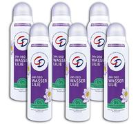 Desodorante en spray para CD, 6 unidades, 150 ml, aroma de lirio de agua