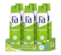 Desodorante FA Limones del Caribe - PACK 6 Unid. Elige Formato en Spray o en Roll-On.