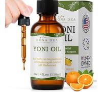 Desodorante femenino natural "El Original" de Bona Dea Naturals | Aceite íntimo para el yoni que alivia el ardor, el mal olor y la sequedad vaginal | Recarga de 118 ml