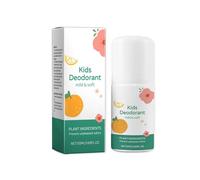Desodorante infantil, Desodorante Natural,Desodorante en rollo para niños y adolescentes, Hipoalergénico y respetuoso con la piel, Fragancia fresca, Protección suave contra el sudor y el olor, Fácil