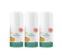 Desodorante infantil, Desodorante natural, Desodorante en rollo para niños y adolescentes, hipoalergénico y respetuoso con la piel, aroma fresco, protección suave contra el sudor y el olor, fácil de