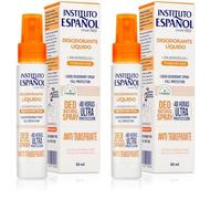 DESODORANTE LIQUIDO SPRAY PROTECCION TOTAL 50 ML (Paquete de 2)