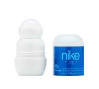 NIKE - Viral Blue 50 ml, Desodorante Hombre Roll-On, Desodorante Antimanchas para Piel Sensible, 0% Alcohol y 0% Sales de Aluminio, de Larga Duración, Fragancia Cítrica
