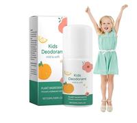 Desodorante natural: absorbe rápidamente los niños Desodorante de todo el cuerpo | Rollo infantil ligero en Deodorantt | Extracto de vainilla de desodorrante antiamermane para piel sensible