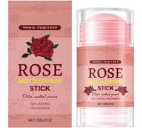 Desodorante Natural en Barra para el Cuidado Corporal, Aroma de Rosas, Control del Olor para Axilas, Manos y Pies, Enriquecido con Glicerina Vegetal y Vitamina E (1Pcs)