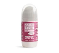 Desodorante natural en roll-on Salt Of the Earth - Fresa dulce - Recargable, vegano, protección duradera, aprobado por Leaping Bunny, fabricado en el Reino Unido - 75ml