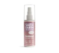Desodorante natural en spray Salt of the Earth, lavanda y vainilla - Vegano, recargable, aprobado por Leaping Bunny, ingredientes 100% de origen natural - 100ml
