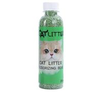 Desodorante natural para arena para gatos, eliminador de olores a base de plantas con carbón activado, fórmula de bajo polvo para cajas de arena, seguro para gatos y humanos, frescura duradera para el