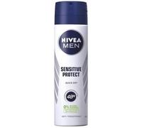Desodorante NIVEA Men Sensitive Protect Antitranspirante, 6 unidades de 150 ml, 6 unidades