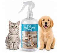 Desodorante para mascotas 500ml Spray limpiador enzimático que elimina eficazmente los olores de la orina de perro y gato, así como los de heces y vómitos, apto para sofás/bandeja sanitaria/alfombras