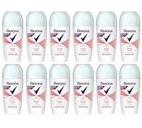 Desodorante Rexona Roll-On Flower Fresh de Rexona que aporta un aroma fresco, ligeramente floral y discreto, protección contra la sudoración intensa y el olor corporal, 50 ml, 0% sales de aluminio (12