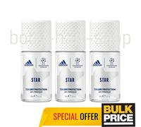 Desodorante roll-on Adidas UEFA Star Champions League 72 h de protección...