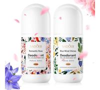 Desodorante Roll-on, Desodorante Antitranspirante, Perspirex Axilas, Desodorante Roll-on Bio, Natural, Vegano, Sin Aluminio, Desodorante Corporal, Desodorante para Mujeres Hombres Niños (2x50 ml)